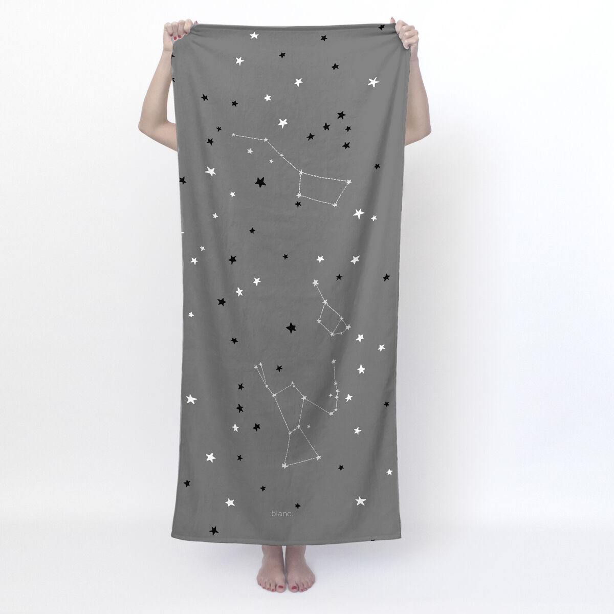 Prosop de baie HappyFriday Blanc Constellation Multicolor 70 x 150 cm